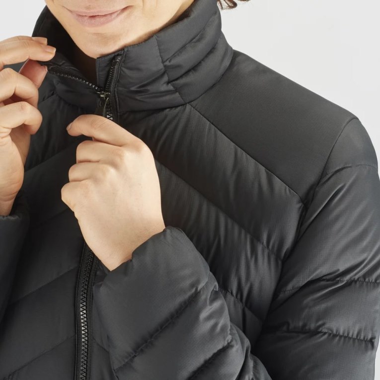 Black Salomon Essential Xwarm Down Women's Insulated Jackets | IE DW8609